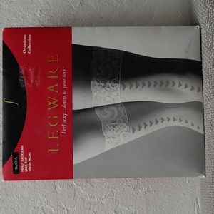 Heart Backseam Thigh Highs